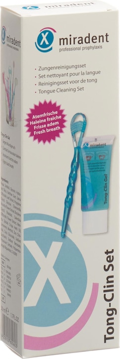 Miradent Ensemble Tong-Clin (Racleur de langue, 1 x)