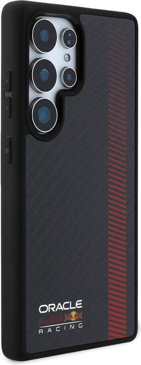 Produktbild Red Bull Real Carbon Fiber Powerbar MagSafe Case for Samsung Galaxy S25 Ultra Black (Samsung Galaxy S25)