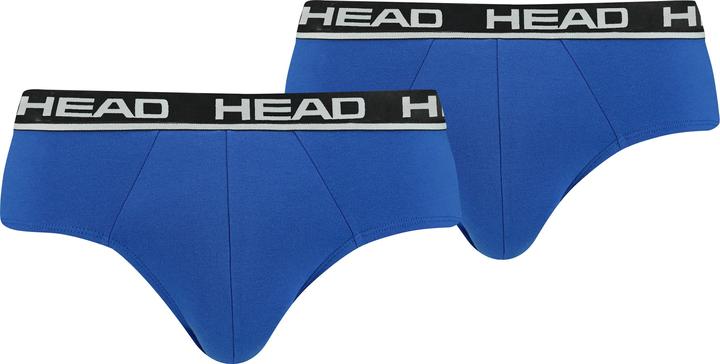 Head Herren Basic Brief Pant Slip Unterwäsche Unterhose 12 er Pack, Farbe:001 - Blue / Black, Bekle (M)