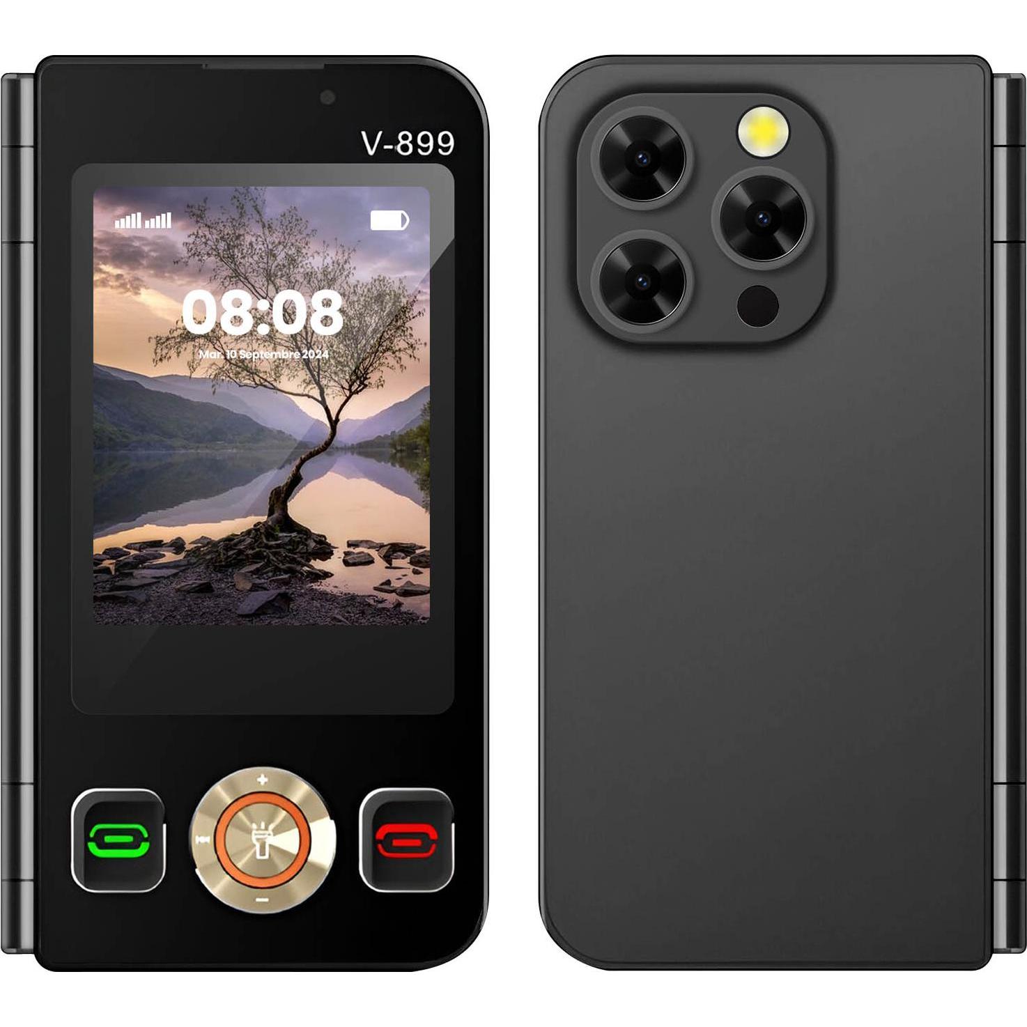 Thumbnail - Avizar V899 (2.80", 0.30 Mpx, 2G), Tastenhandy, Schwarz