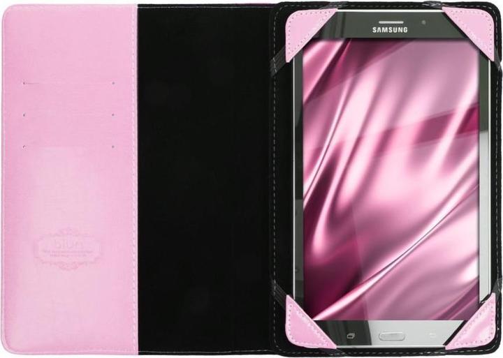 Produktbild Blun Etui uniwersalne na tablet 8" UNT różowy/pink (Universal)