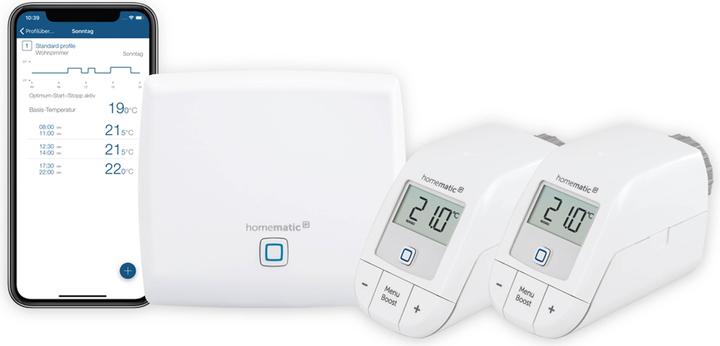 Produktbild Homematic IP Smart Home Starter Set Heizen SK16-2