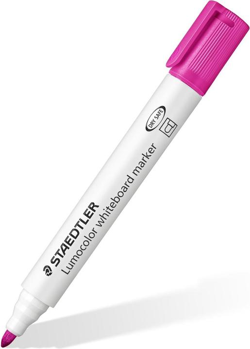 Actual product image Staedtler Lumocolor whiteboard marker 351 round tip, single product, pink (Pink, 2 mm, 1 x)