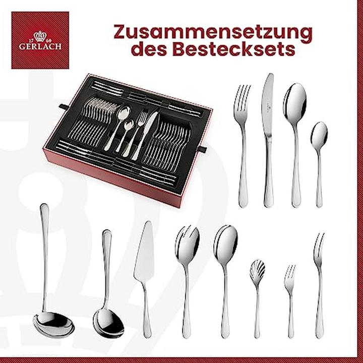 Produktbild Gerlach Antica zestaw sztućców 68 szt. w pudełku (68 Stück, Besteck Set)