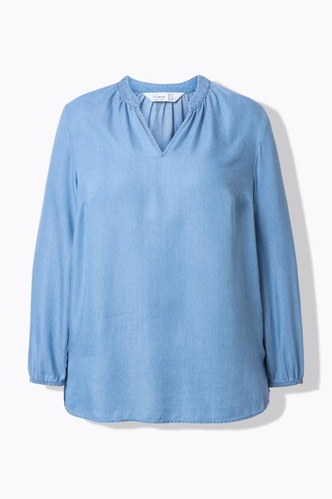 Immagine prodotto Miamoda Bluse, A-Linie, Lyocell, Langarm (44)