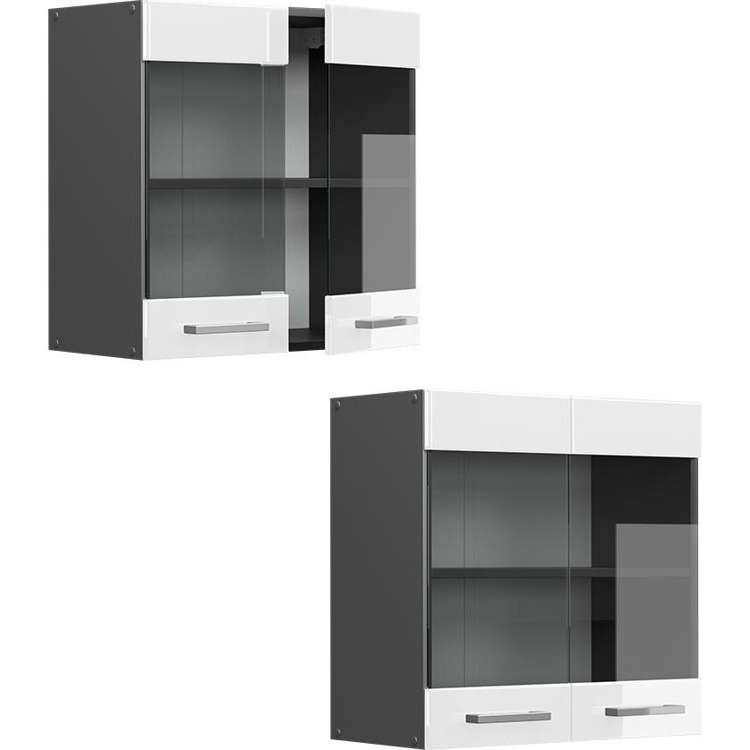 Vicco, Regal, Küchenglasschrank R-Line (60 x 60 x 31 cm)