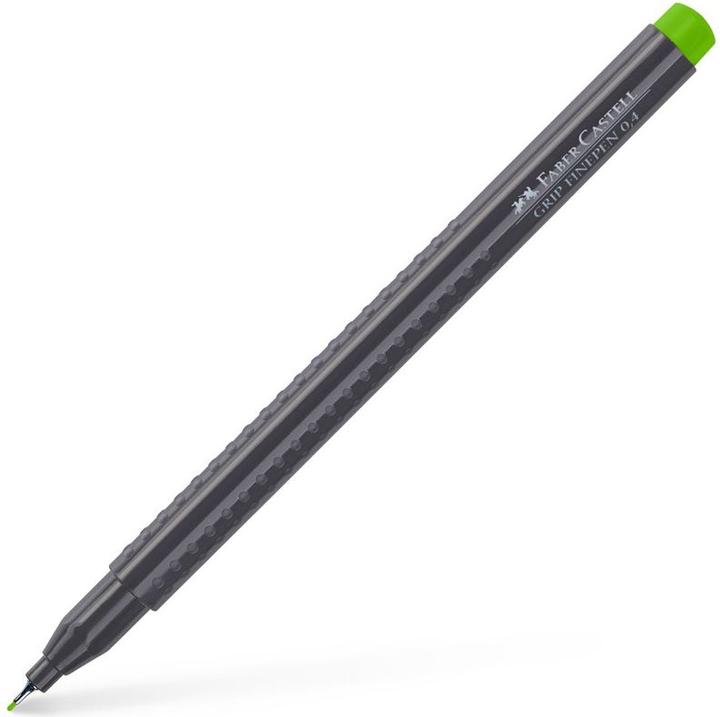 Actual product image Faber-Castell Finepen Grip 0.4 grass green (Grass green, 1 x)