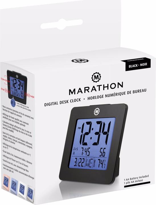 Image du produit Marathon Horloge numérique de bureau