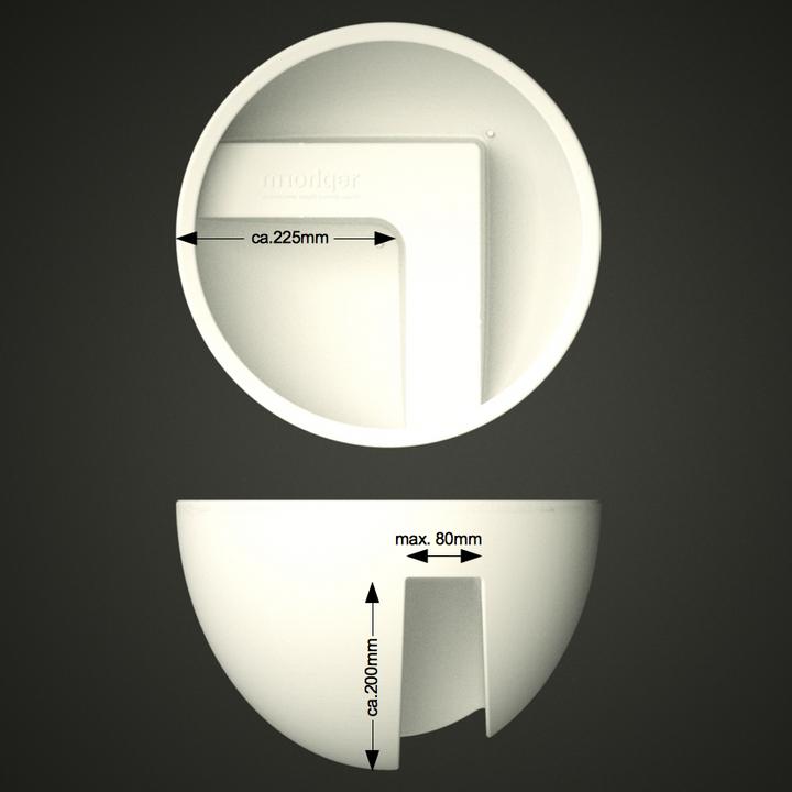 Produktbild Rephorm Balkonblumentopf Eckling Ø 45 cm - Graphit