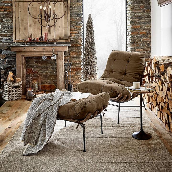 Produktbild Loberon Teppich Tharim beige (200 x 200 cm)