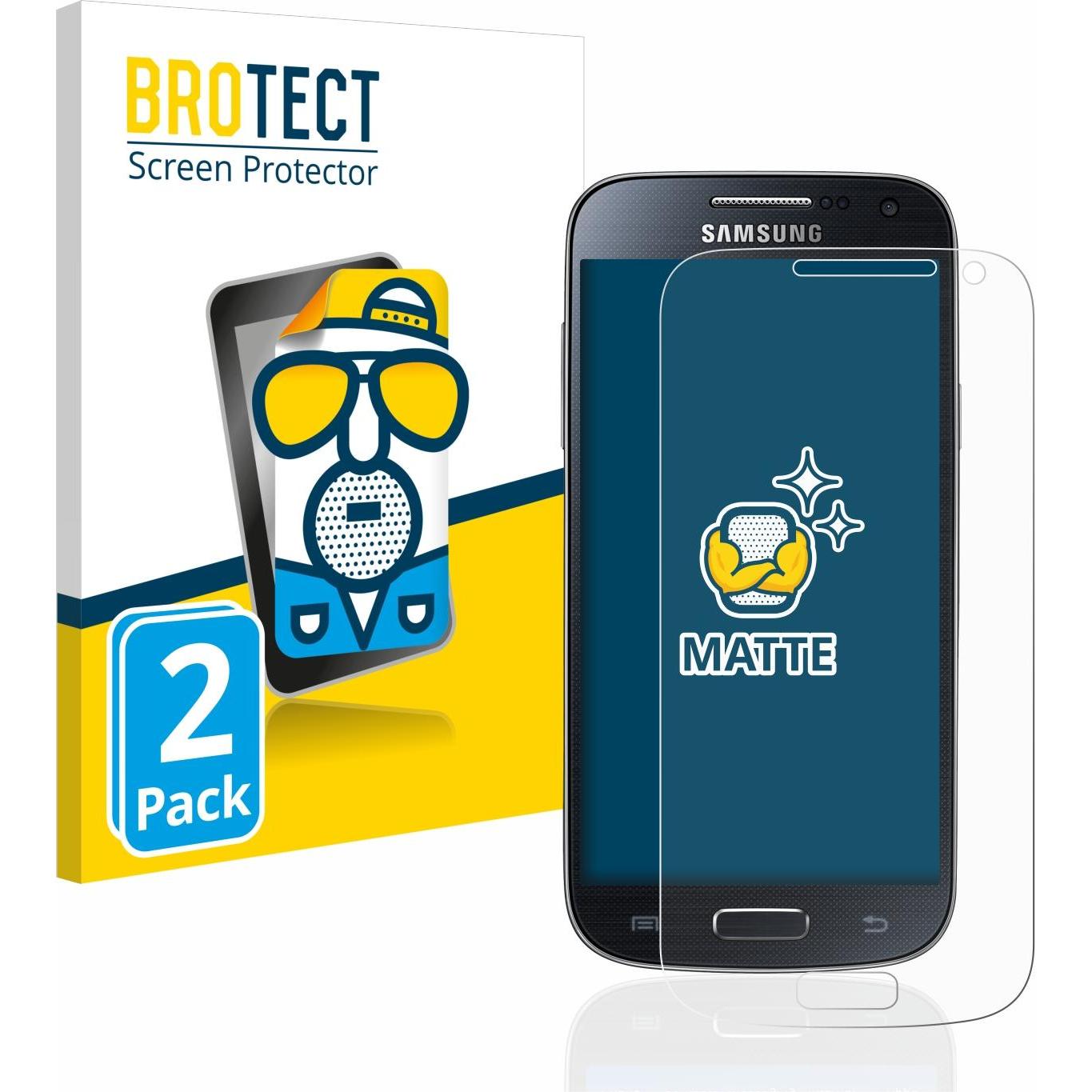 BROTECT Entspiegelungs-Schutzfolie Displayschutz Matt (2 Stück, Samsung Galaxy S21), Smartphone Schutzfolie, Grau