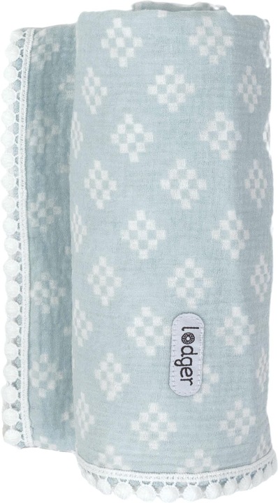 Image du produit Lodger Tissu de gaze Tribe Muslin Ice Flow 120 x 120 cm (120 cm, 120 cm)