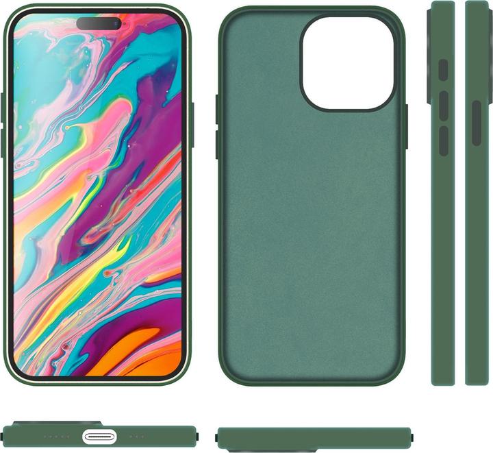 Actual product image Nalia Liquid Silicone MagSafe Cover (Apple iPhone 15 Pro Max)