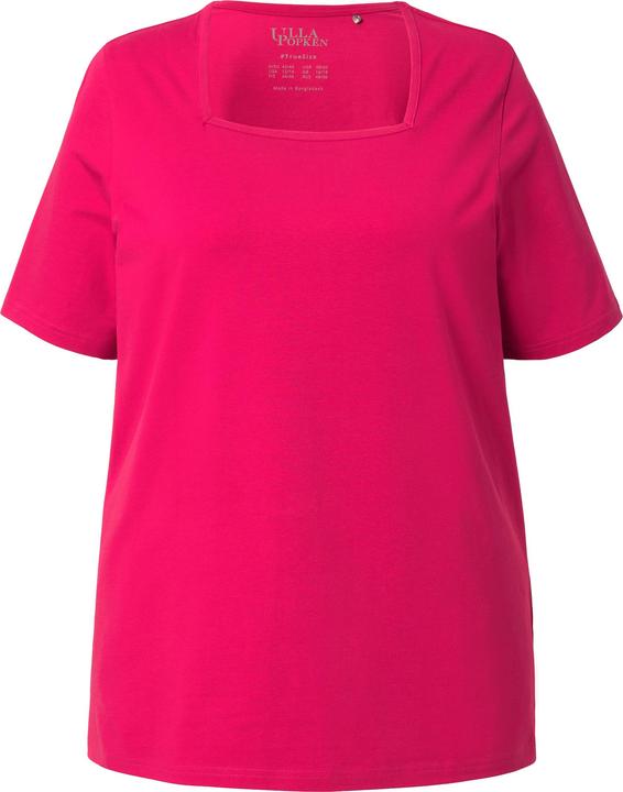 Actual product image Ulla Popken Essential Square Neck Stretch Tee (54)