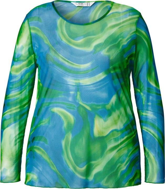 Immagine prodotto Angel of Style Mesh-Shirt, Slim Fit, Wellenmuster, Langarm (52)