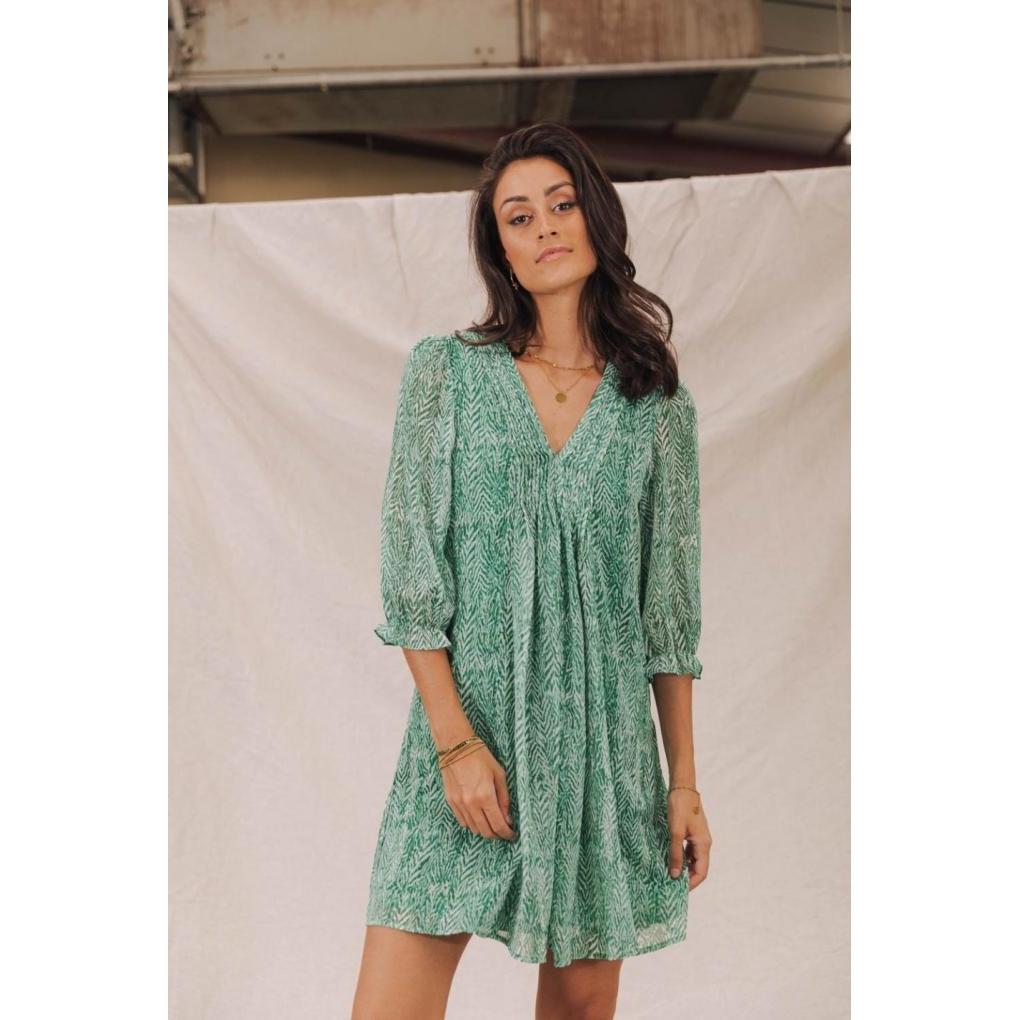 Thumbnail - Freeman T. Porter, Damen, Kleider, kleid freean t porter juna tigrea, Grün, (M)