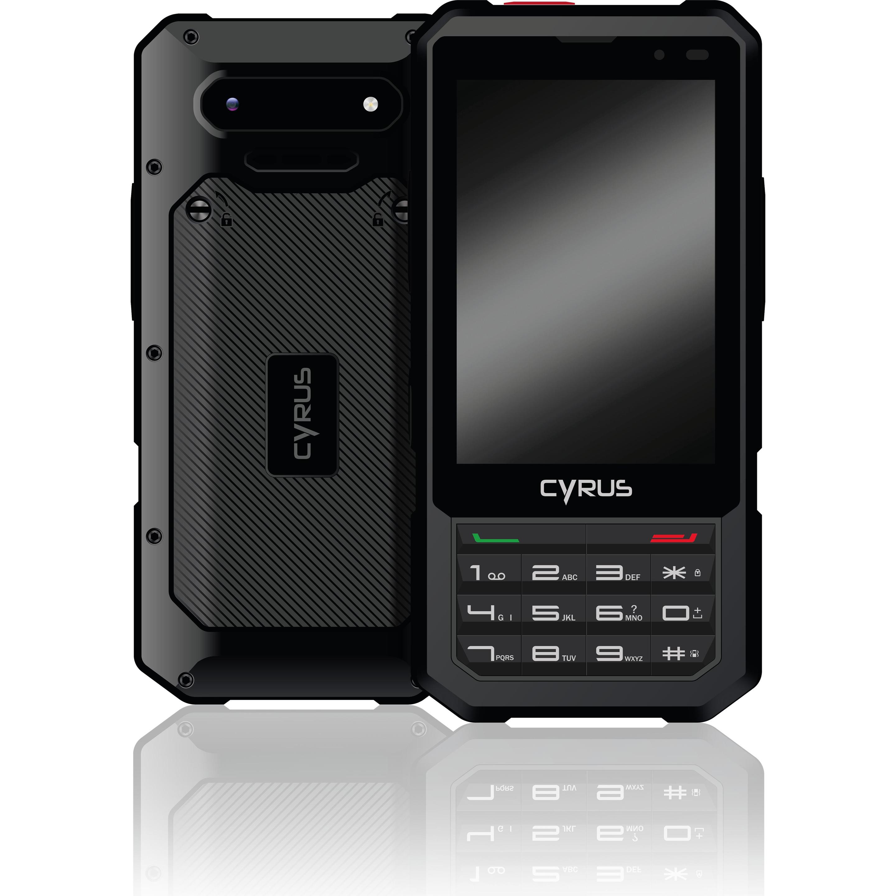 Cyrus CM17 XA (3.50", 13 Mpx, 4G), Tastenhandy, Schwarz