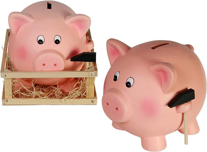 NoName Piggy bank with hammer