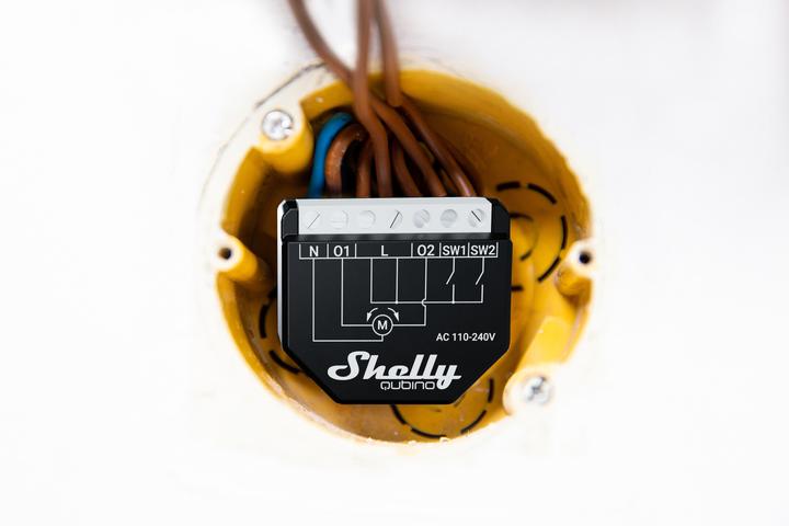 Actual product image Shelly Qubino Wave Shutter (Shutter actuator)