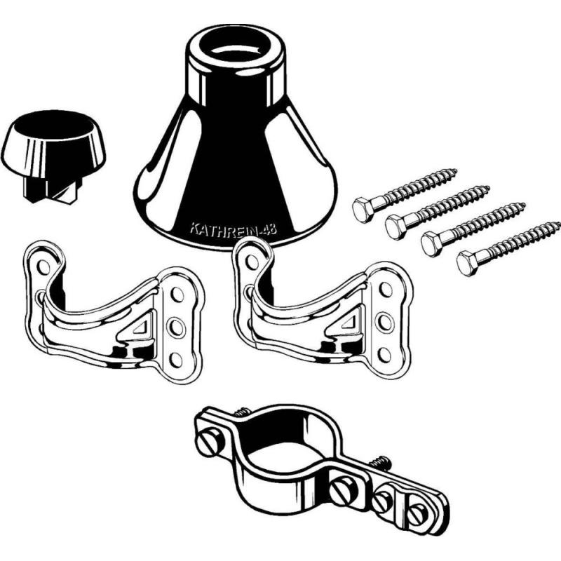 Kathrein ZTZ 60 Accessori per il montaggio del montante 60 mm, Accessori per TV, Grigio