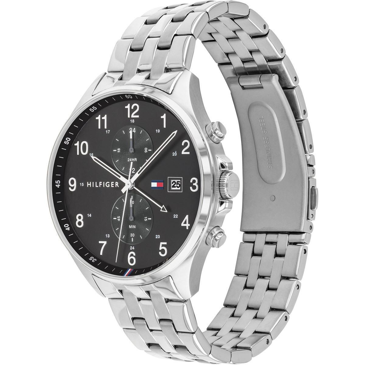 Thumbnail - Tommy Hilfiger, Armbanduhr, West, Silber, (Analoguhr, 44 mm)