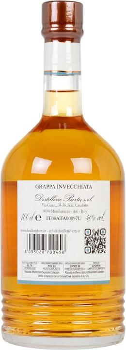 Produktbild Berta Grappa Villa Prato Invecciata (1 x 100 cl)