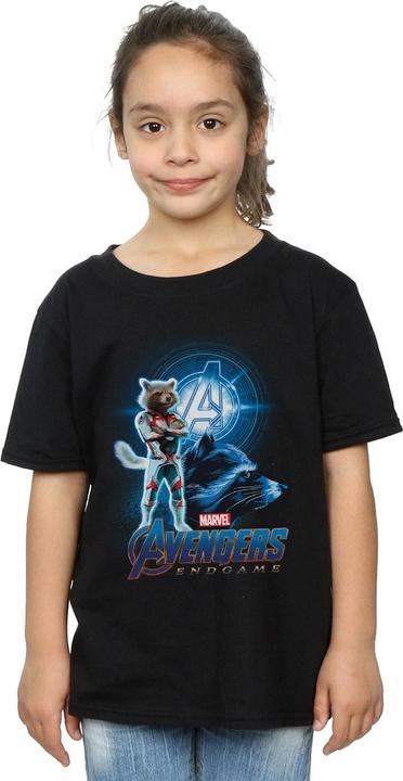 Produktbild Mädchen Avengers Endgame Rocket Team Anzug Baumwolle TShirt (128)