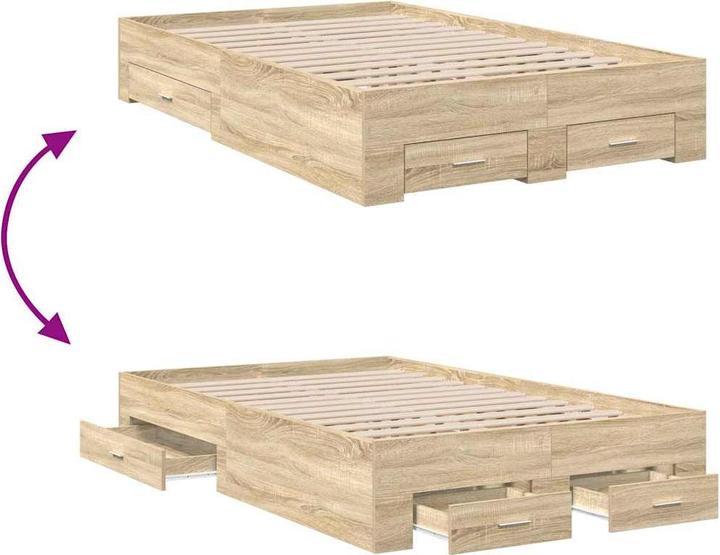 Image du produit vidaXL Holz-Bettrahmen