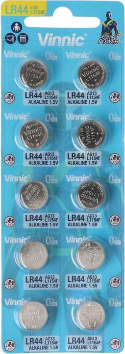 Vinnic Positive Power (10 pcs., LR44, 175 mAh)
