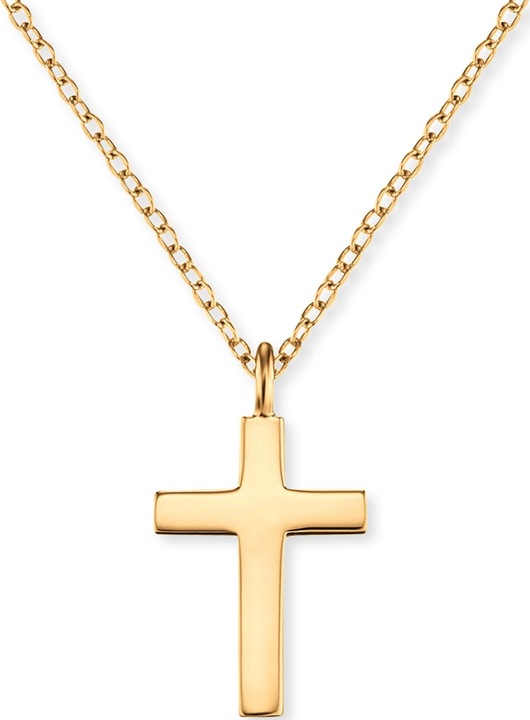 Produktbild Engelsrufer Gold plated necklace with cross ERN-LILCROSS-G (chain. pendant) (925er Silber, 42 cm)