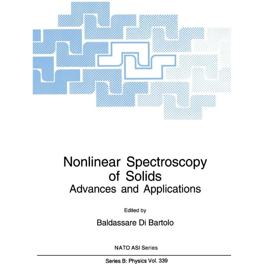 Nonlinear Spectroscopy of Solids, Fachbücher von Baldassare Di Bartolo