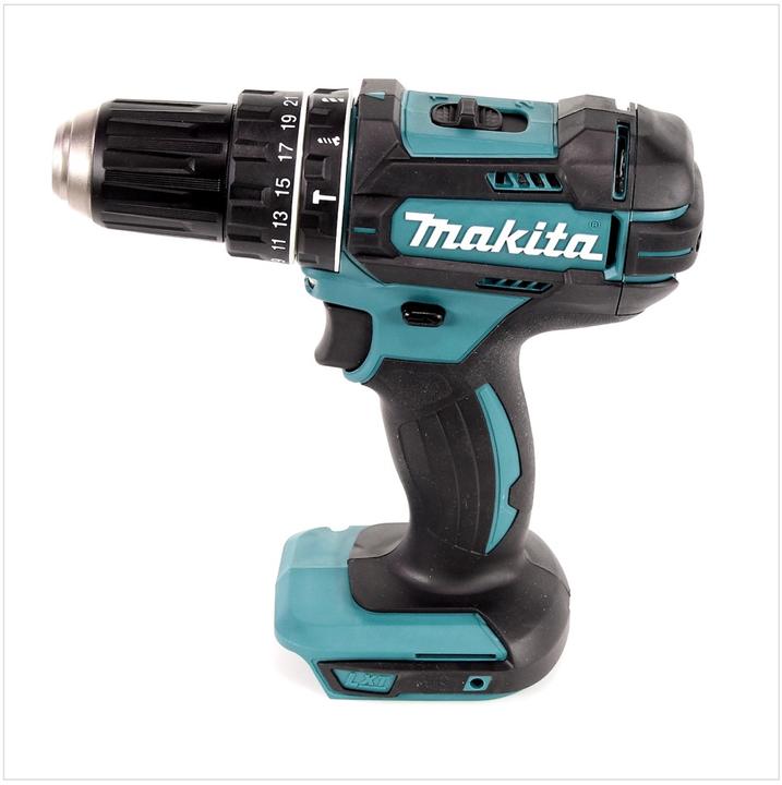 Produktbild Makita DHP 482 RAJ Akku Schlagbohrschrauber 18 V 62 Nm + 2x Akku 2,0 Ah + Ladegerät + Makpac (Akkubetrieb)