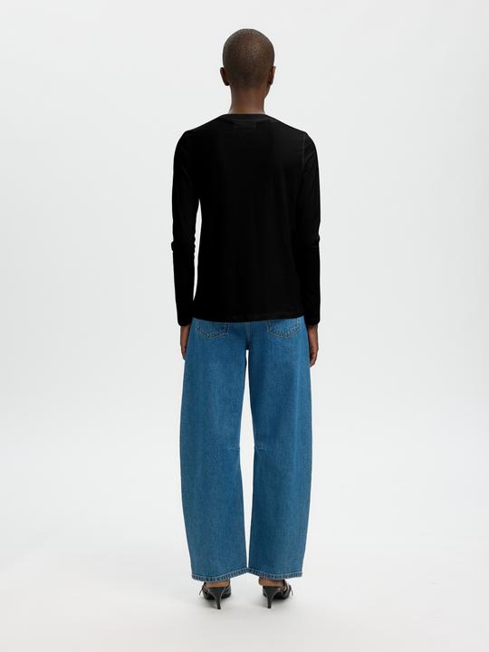 Image du produit Selected Slfessential Ls O-Neck Tee Noos (L)