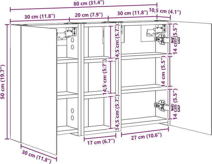 Produktbild vidaXL Badezimmerschrank