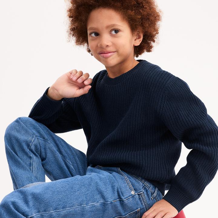 Produktbild La Redoute Collections Gerippter Pullover mit rundem Ausschnitt (104)