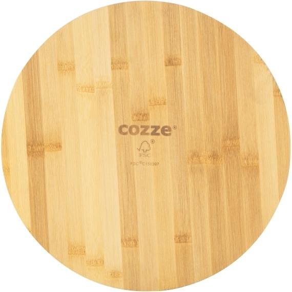 Thumbnail - Cozze, Pizza Zubehör, Pizzaschneidbrett Ø350 x 12mm Bambusholz