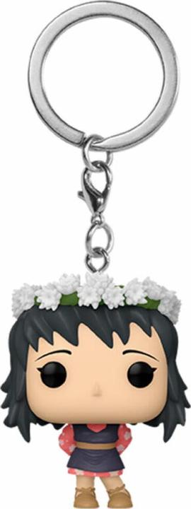 Immagine prodotto Funko Demon Slayer: Kimetsu no Yaiba POP! Portachiavi in vinile 4 cm Makomo (copricapo floreale) Display (