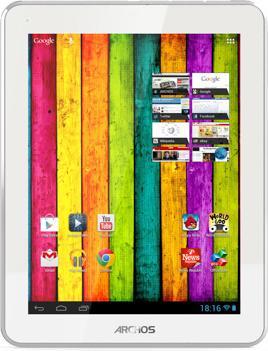 Archos 80 Titanium (8", 8 GB, White, Silver)