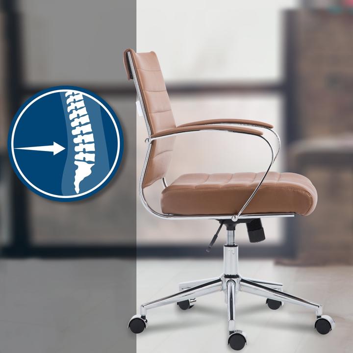 Actual product image CLP Oakland office chair, height-adjustable and swivelling