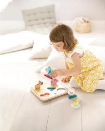 Produktbild Hape Tiergeräuschepuzzle Tom (6 Teile)