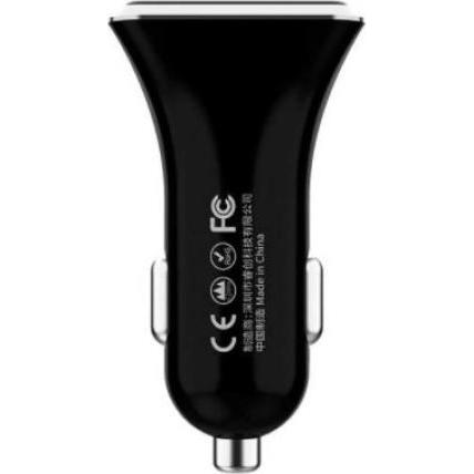 Thumbnail - Weingärtner WK Car Charger Black WP-C19 3.1A with Ports: 2xUSB together with micro-USB / type-C Cable, Auto Adapter, Sch...