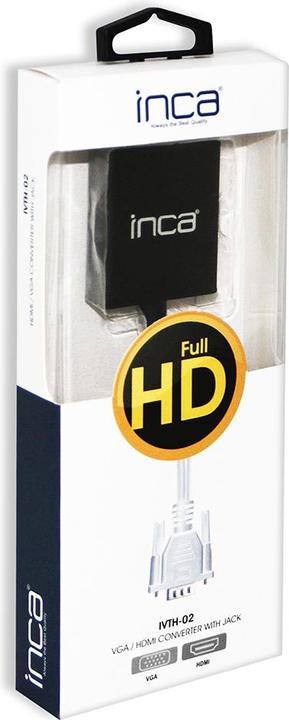 Actual product image Inca Adapter IVTH-02 VGA + USB-A + Audio > HDMI, 0.2m retail (0.20 m)