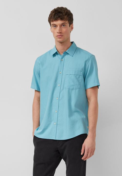 Immagine prodotto s.Oliver Regular Fit: Leichtes Kurzarmhemd mit Stickerei (L)