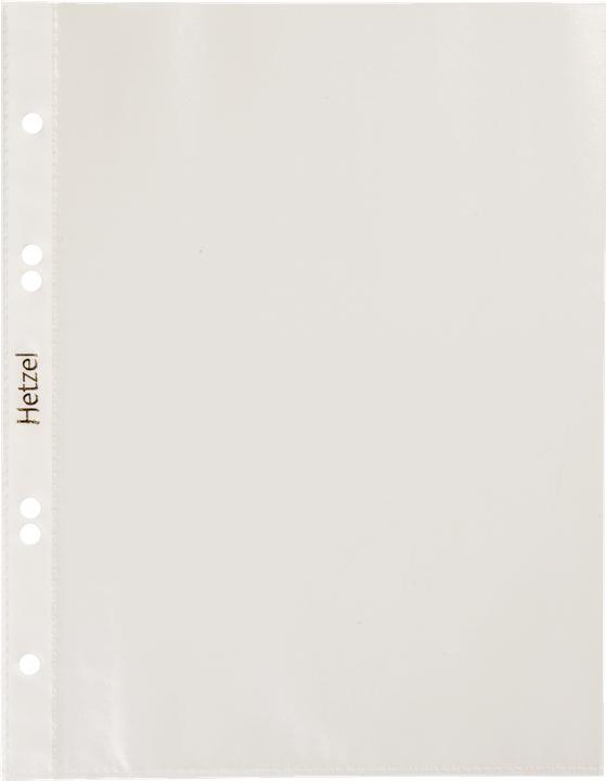 Produktbild Rexel HETZEL Prospekthülle Economic, A5, PP, genarbt, 0,05 mm oben offen, Lochung: 80-45-65-45, mit Lochra (A5, 100 x)