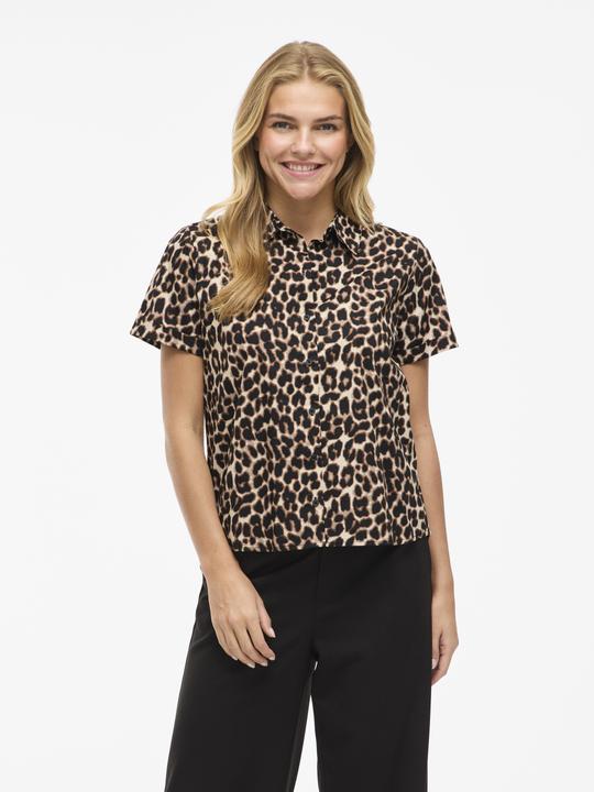 Actual product image Vila Leoprint Kurzarmhemd (34)