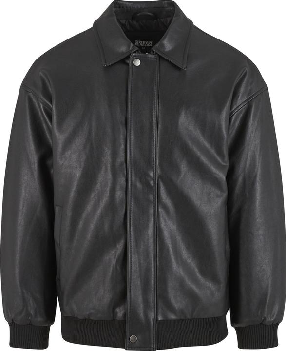 Actual product image Urban Classics Synthetic Leather Blouson black S (S)