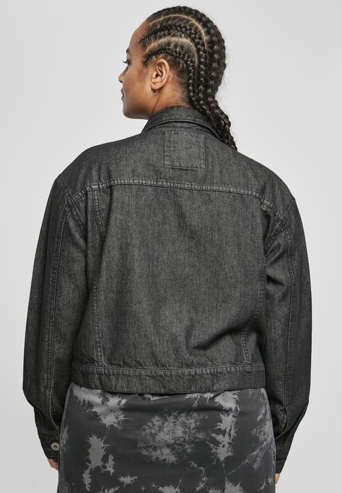 Actual product image Urban Classics Ladies Short Oversized Denim Jacket (L)