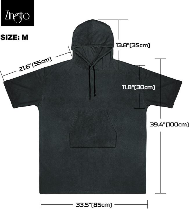 Produktbild Surf Poncho mit 3/4-Ärmel