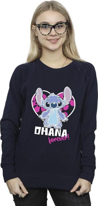 Produktbild Disney Lilo And Stitch Ohana Forever Heart Sweatshirt (L)