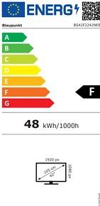 Energy Label Blaupunkt BS42F2242NEB (42")